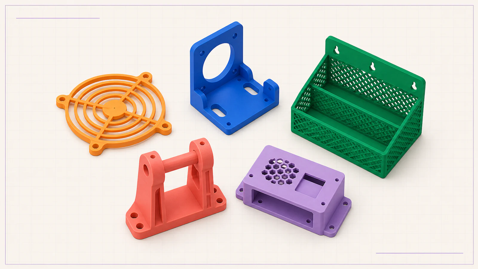 MakerWorld 公开 3D 模型展示图