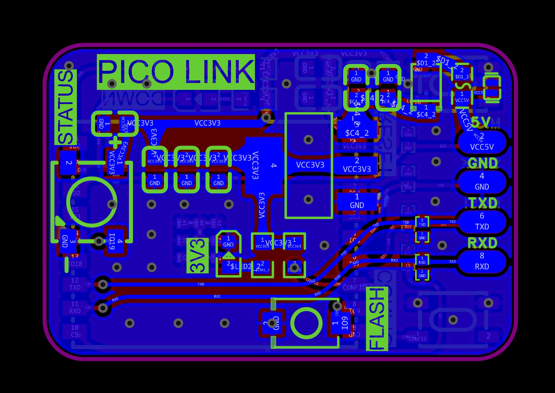 Pico Link PCB 公开预览。