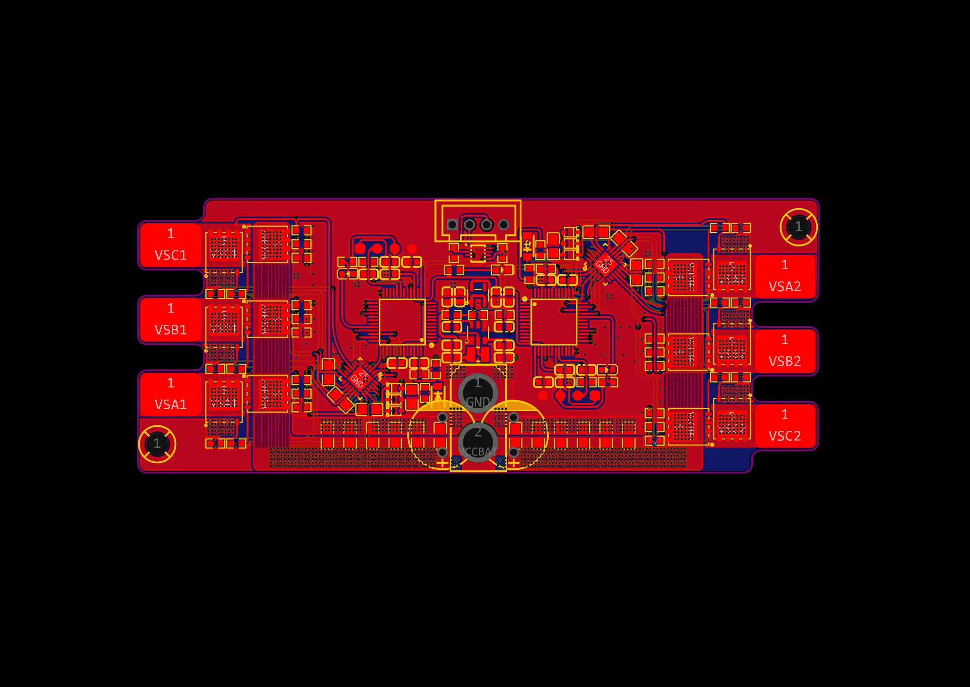 STC 电调 PCB 公开预览。