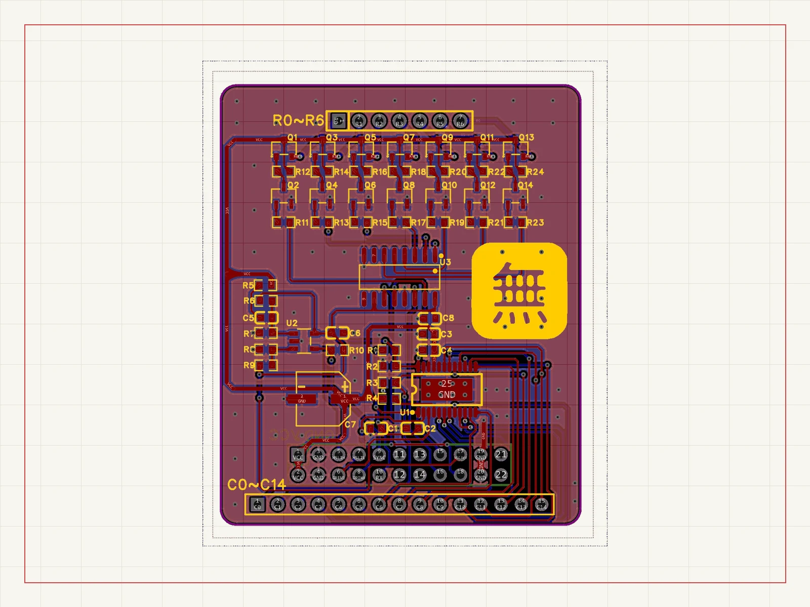 TLD7002 驱动板 PCB 公开预览。